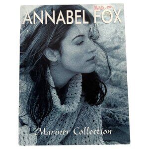 1993 Annabel Fox Knitting Pattern Book Booklet Mariner Collection Women Men VTG